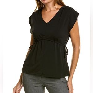 ELLEN TRACY drawstring blouse